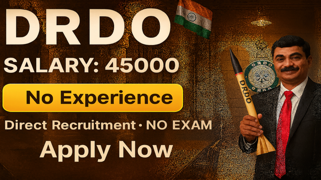 DRDO Job Notification 2025 – Apply for JRF Posts
