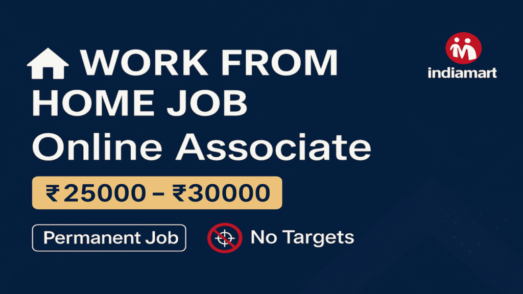 IndiaMART work from home jobs 2025