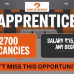 Bank of Baroda Apprenticeship 2025