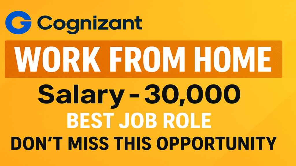 Cognizant News Analyst Hiring 2025